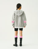 Elbow Ribbon Hood Zip-Up