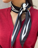 Kale Color Matching Rhombus Scarf