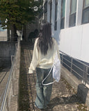 Newsy Washing Wide Denim Pants