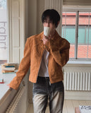 Croi Shoulder Pad Suede Jacket