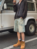 Pier Adjust Bermuda Denim Pants