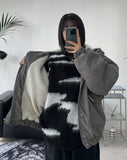 Deuce fleece corduroy hooded jacket