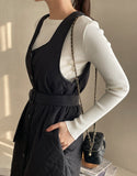 Serge Quilted Bustier Padded One Piece (Belt Set)