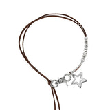 [LAN ARCHIVE] Suede Rope Star Necklace
