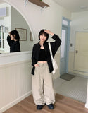 [unisex] Leroon Basic Wide Cotton Pants