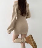Feminine Mood Slim Fit H-Line Tight One Piece