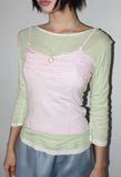 LACE POINT SLEEVELESS