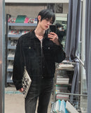 Io Velvet Denim Jacket