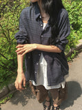 Komeko Summer Over Fit Check Shirt