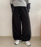 [unisex] Beldini Banding Track Wide Sweatpants