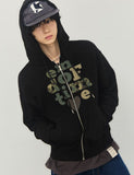 Camo END OF TIME Hood Zip-Up