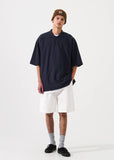 Dense Collar Short T-shirt