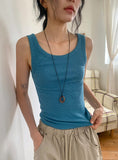 Kiku Basic Ribbed Sleeveless