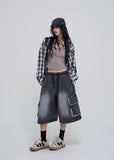 Lever Decky Bermuda Denim Cargo Pants
