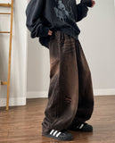 Blended Damage Balloon Denim