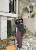 Itchen Bijo Corduroy Color Wide Pants