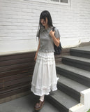 [MADE] Seju Dot Collar Frill Short Sleeve T-Shirt