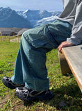 Fertig Blue Teen Cargo Denim Jeans