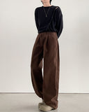 Niel Peach Cotton Wide Pants