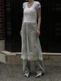 Mesh see-through layered one-piece