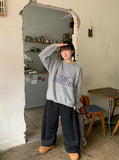Deteam Banding Flower Quilted Balloon Pants