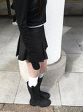 Lenon Pintuck Mini Pleated Skirt