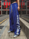 Follow lettering stitch training pants
