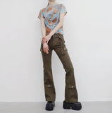 Pressa Mesh See-Through Slit T-Shirt