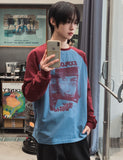 Vision Color Matching Raglan Long Sleeve