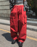 [Planned Product] Summer Pigment Strap Cargo Balloon Pants
