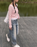 Atu Pastel Button Knit Cardigan
