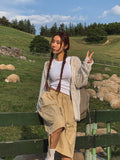 Cotton Snap String Bermuda Pants