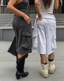 Summer Folding Cargo Pocket Bermuda Pants