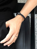 twist leather bracelet