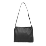 Minimal leather square bag