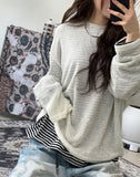 Loaded Layered Damage Knit