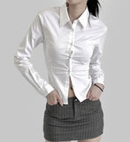 Latte Corset Shirt