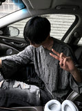 Summer grunge over damage knit