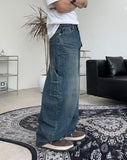 Creek Balloon Carpenter Denim Pants