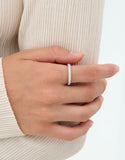Essence Silver (W) Luxe Full Pave Ring