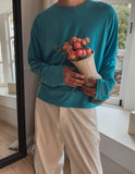 [BAISC] Dense Tencel Crop Long Sleeve Tee