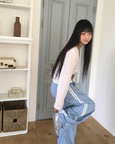 Cheche flower see-through button cardigan