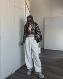 Lower Brushed Wide Jogger Pants