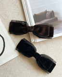 Velvet Sheering Ribbon Hairpin