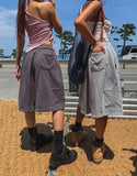 Star Patch Bermuda Half Pants