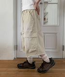 [unisex] Lokyo Washing Cargo Bermuda Pants