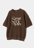 ORIGINE LETTERING HALF KNIT