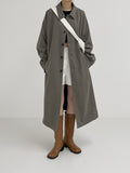 Oz Overfit Long Mac Coat