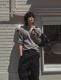 Kuro henry-neck long sleeves
