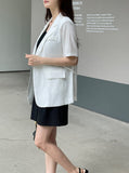Lovell Tailored Strap Linen Jacket